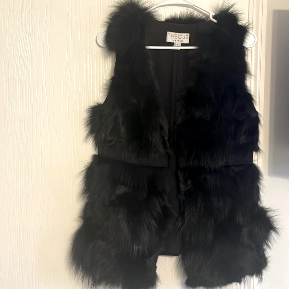 New Fox Fur cashmere Vest 100% fur